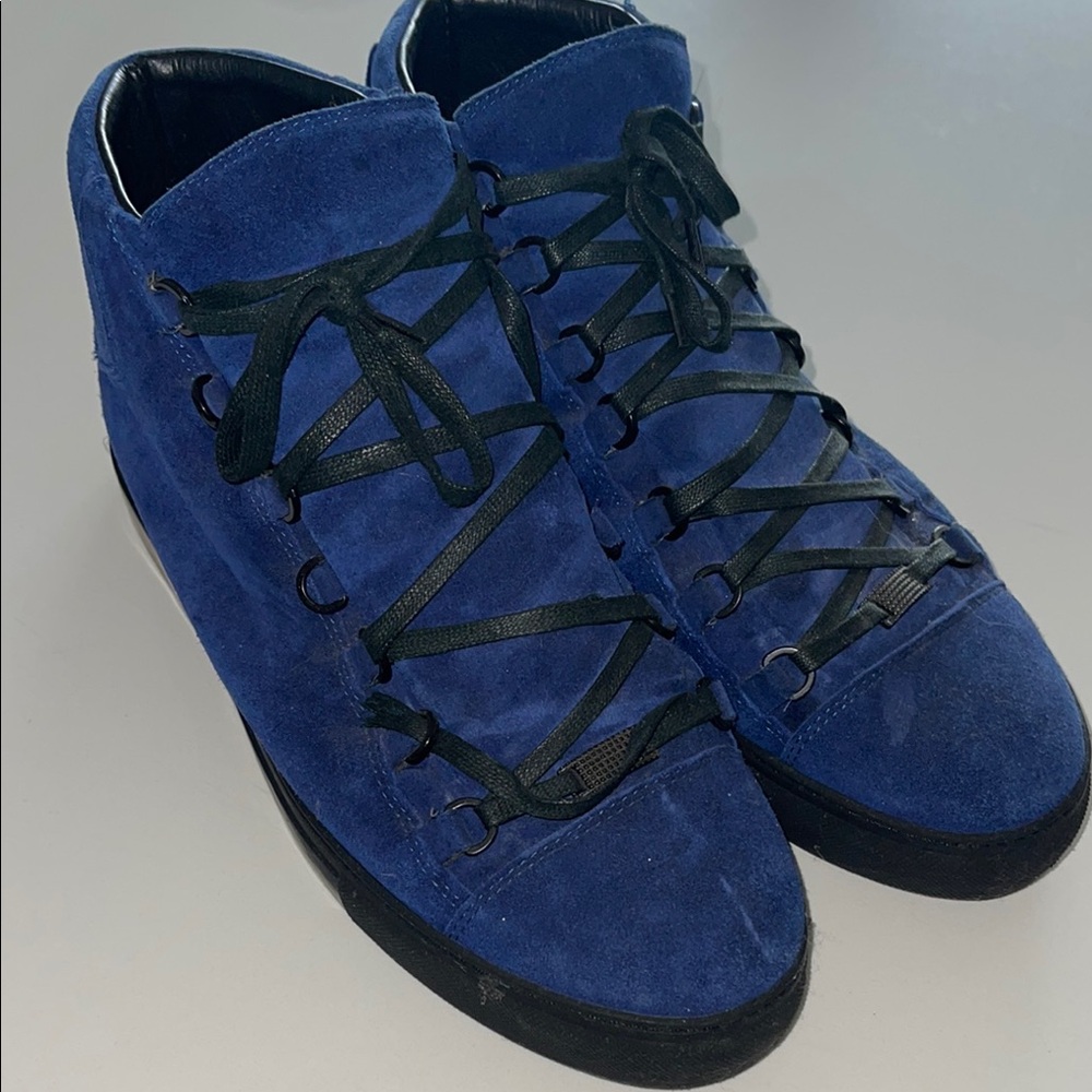 Balenciaga blue Suede size 12